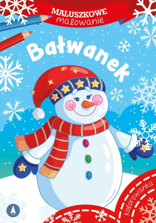 Maluszkowe malowanie. Bałwanek - tantis.pl