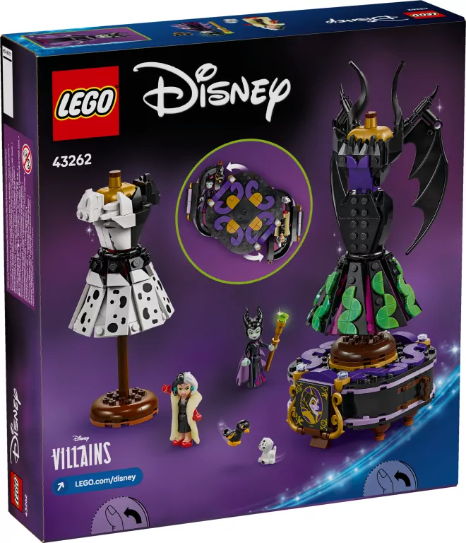 LEGO® Suknie Diaboliny i Cruelli De Mon 43262 - tantis.pl