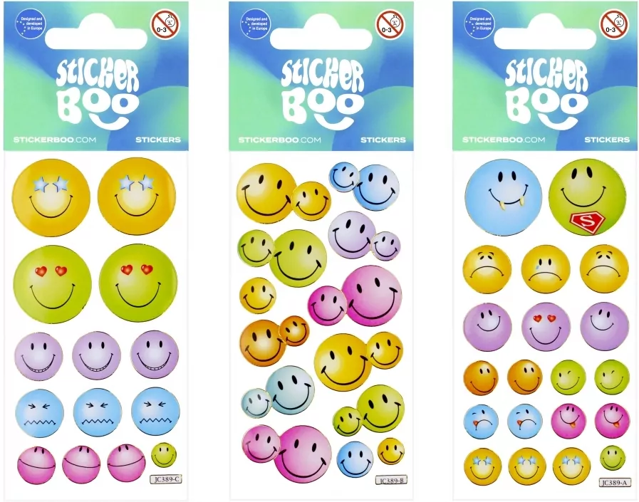 Emotki. Naklejki - tantis.pl