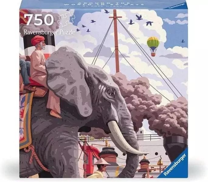 Puzzle 750 Art&Soul Dookoła świata w 80 dni - tantis.pl