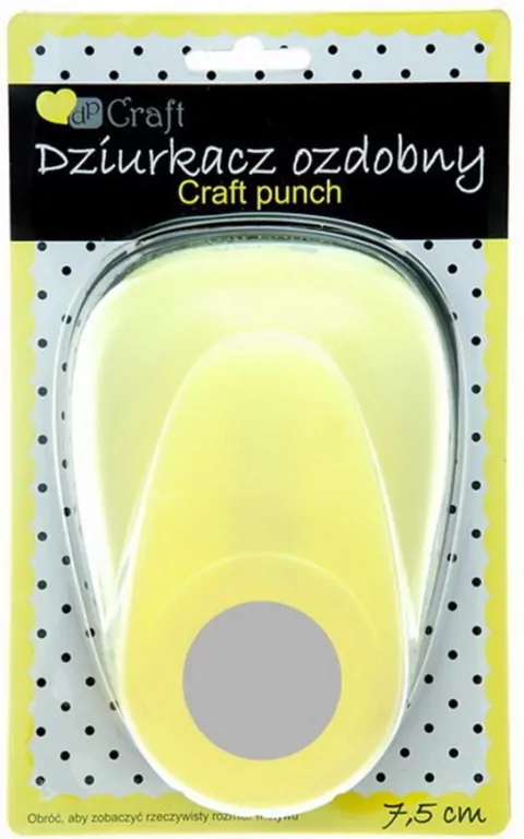 Dziurkacz ozdobny 7,5cm. Koło - tantis.pl