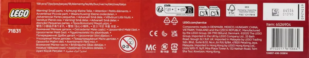 LEGO® Świątynia Spinjitzu ninja 71831 - tantis.pl