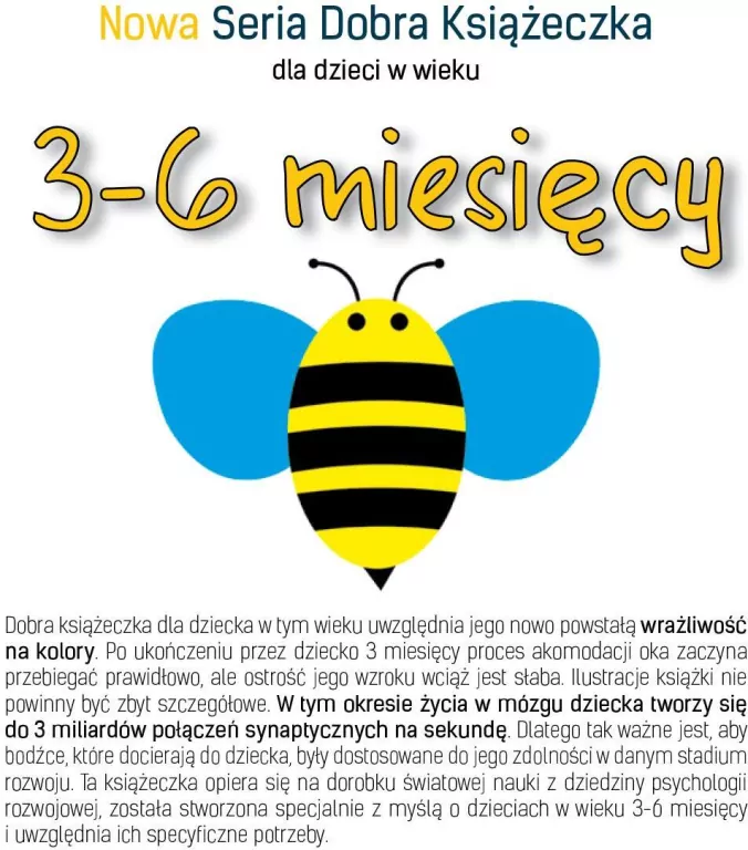 Nowa Seria Dobra Książeczka. 3-6 miesięcy - tantis.pl