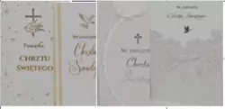 Karnet. Chrzciny 1. Mix