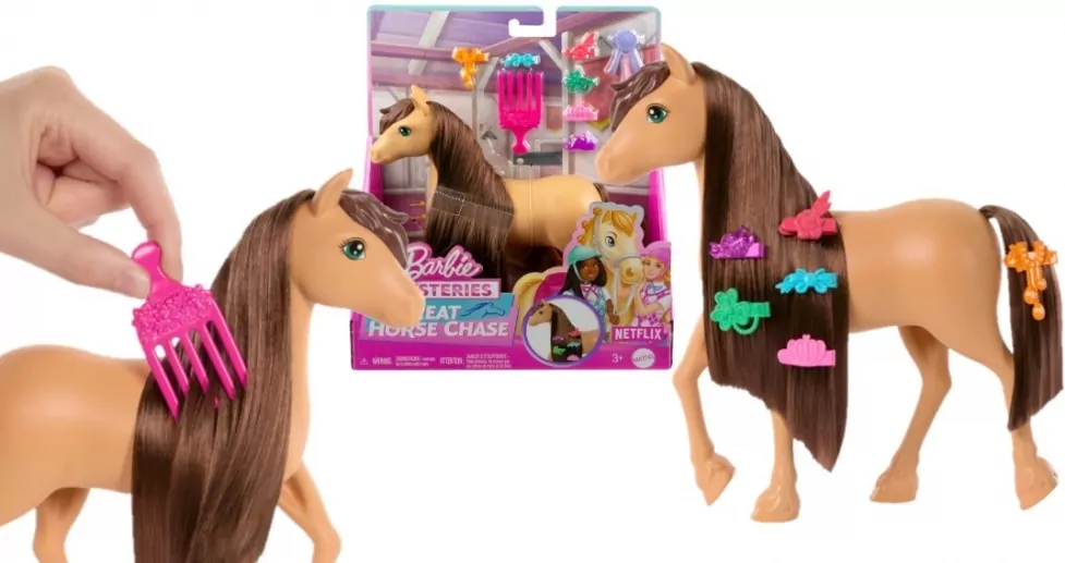 Barbie Konik kucyk do stylizacji. Pepper HXJ37 - tantis.pl