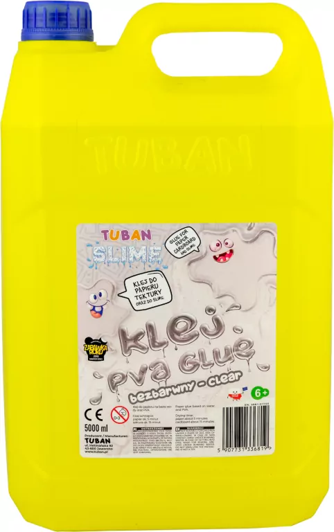 Klej bezbarwny PVA 5L - tantis.pl