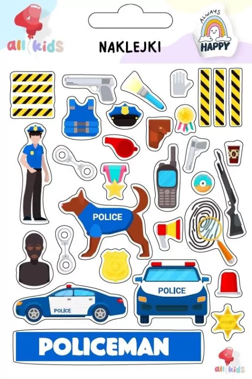 Naklejki dla dzieci Policja - tantis.pl