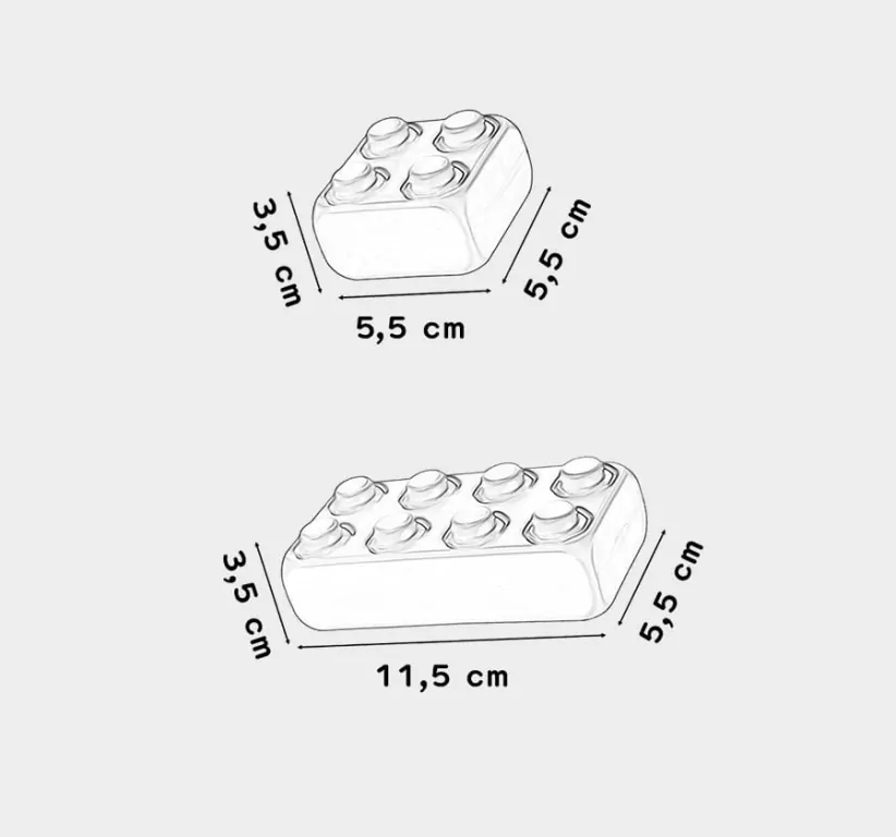 Klocki Budowlane Cegły Junior 140 - tantis.pl