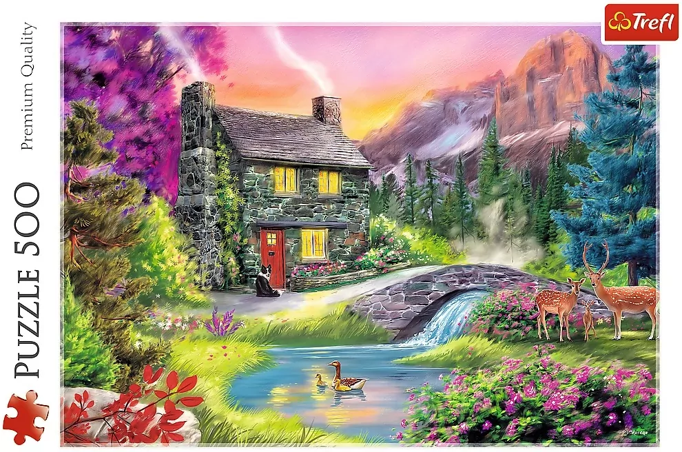 Puzzle 500. Górska sielanka - tantis.pl