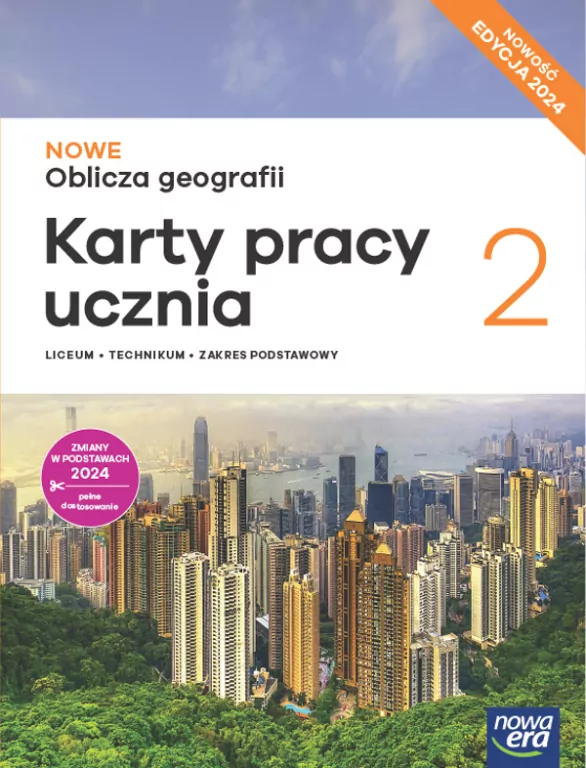 NOWE Oblicza geografii 2. Karty pracy ucznia dla liceum i technikum. Zakres podstawowy. Edycja 2025 - tantis.pl