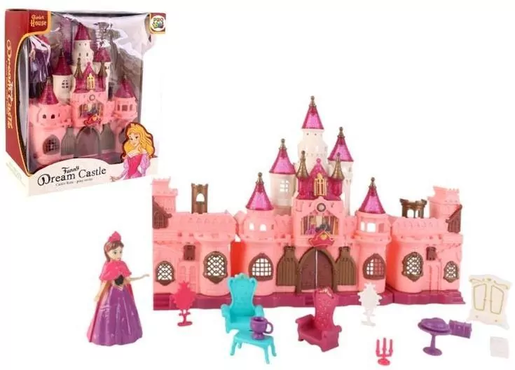 Zamek księżniczki z lalką - tantis.pl