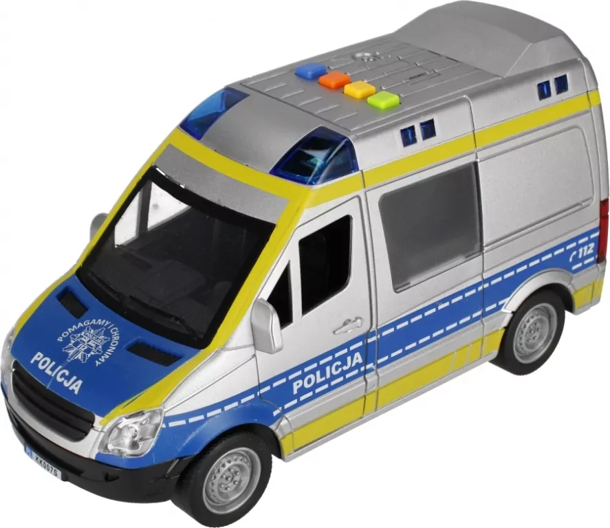 Auto Policja Radiowóz światło/dźwięk - tantis.pl