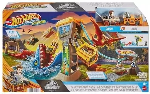 Hot Wheels Racerverse Tor wyścigowy Jurassic World - tantis.pl