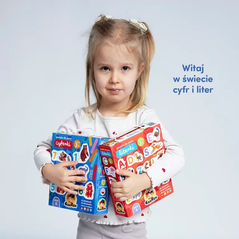 Puzzle do pary. Cyferki. CzuCzu - tantis.pl