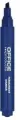 Marker permanentny ścięty 1-5mm niebieski (12szt) - tantis.pl
