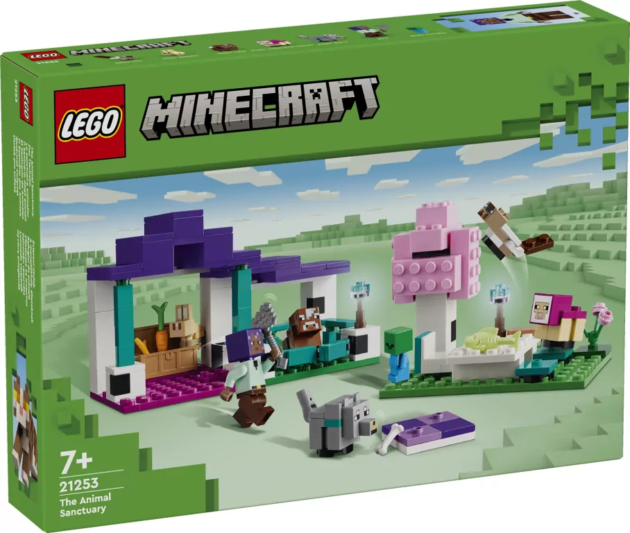 LEGO® Minecraft®. Rezerwat zwierząt 21253 - tantis.pl