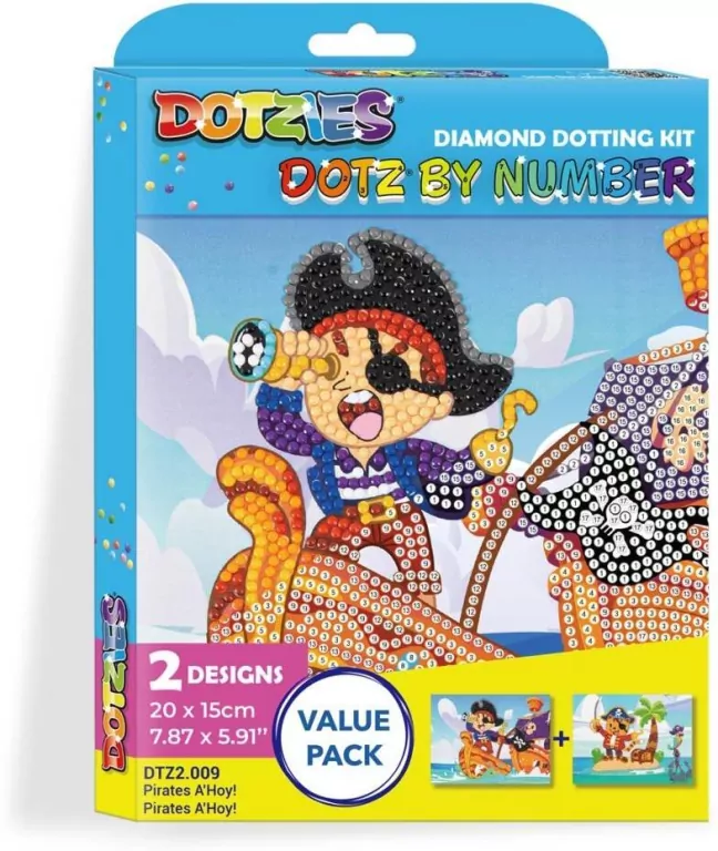 Diamond Dotz - Dotz By Number A Hoy Pirates - tantis.pl
