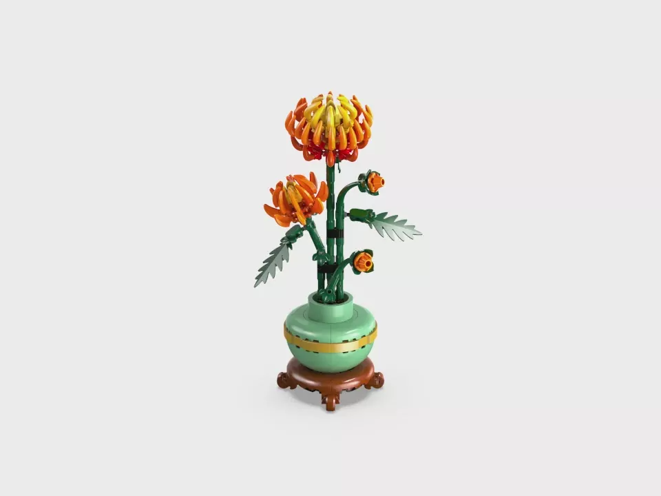 LEGO® Icons. Chryzantema 10368 - tantis.pl