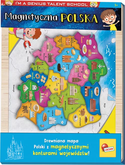 Mapa magnetyczna Polski - tantis.pl
