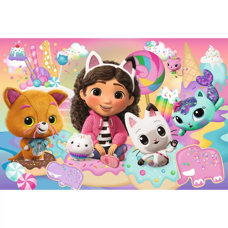 Puzzle 24 Maxi Koci świat Gabby TREFL - tantis.pl