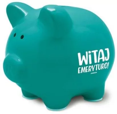 Skarbonka Pastel-Witaj emeryturo