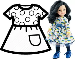 Ubranko dla lalek 32cm