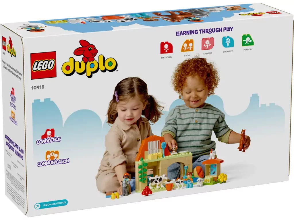LEGO® Duplo®. Opieka nad zwierzętami na farmie 10416 - tantis.pl