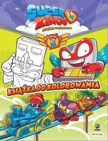 SuperZings. Książka do kolorowania + figurka - tantis.pl