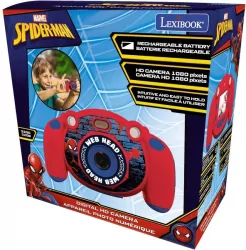 Aparat cyfrowy dziecięcy Spiderman z funkcją robienia zdjęć i wideo Lexibook DJ080SP