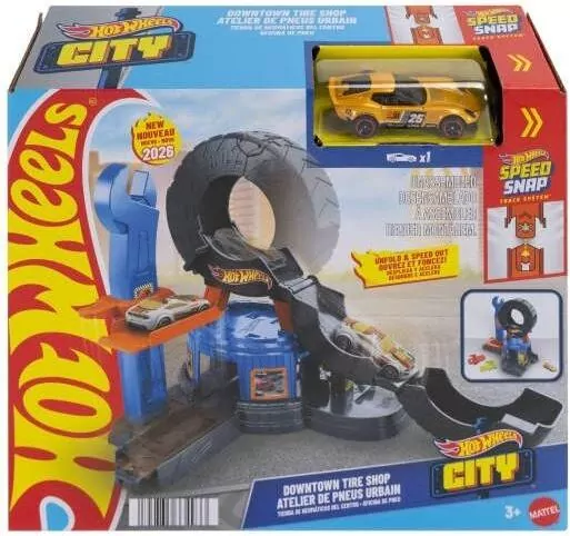 Hot Wheels City Warsztat Rozkładana opona - tantis.pl