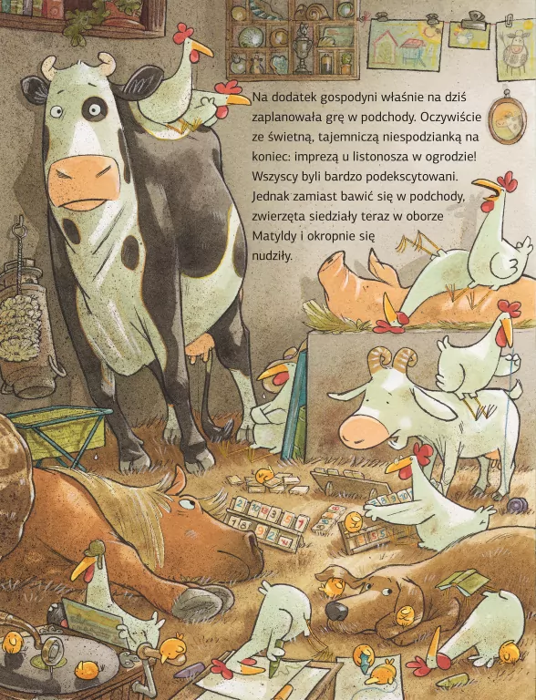 Krowa Matylda i deszcz - tantis.pl