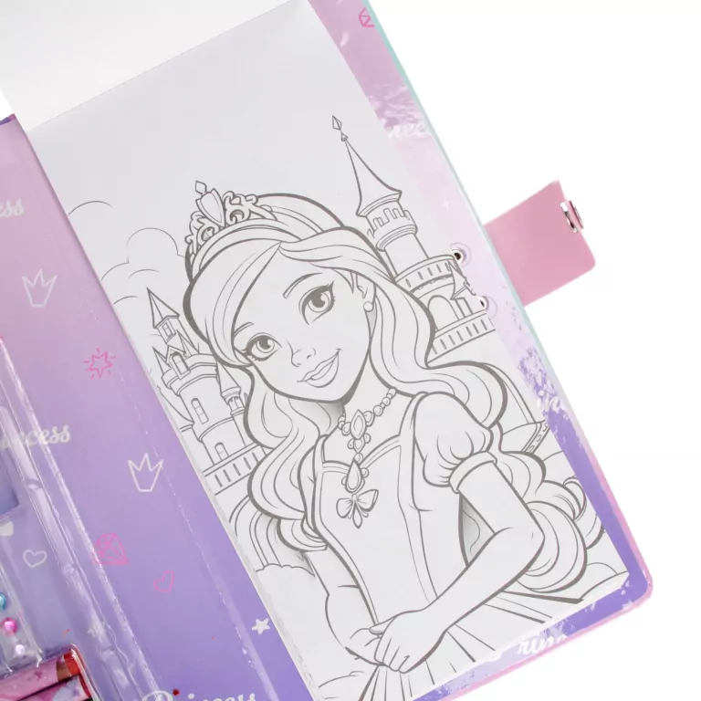 Zestaw kreatywny do kolorowania naklejki Princess - tantis.pl