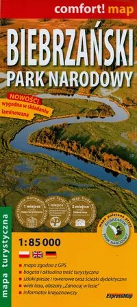 Biebrzański Park Narodowy. Mapa turystyczna 1:85 000 - tantis.pl