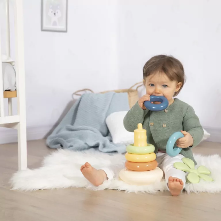 Piramida z krążków bioplastik - tantis.pl