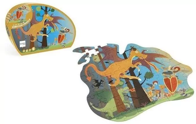 Puzzle 60 Puzzle konturowe Wieloryb - tantis.pl