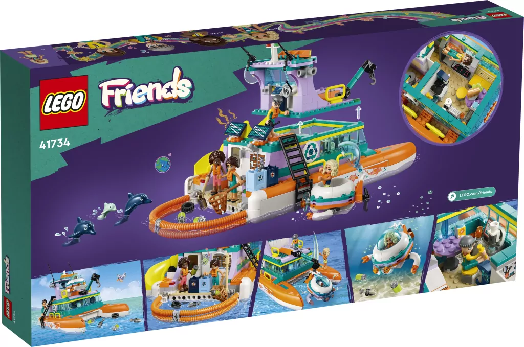 LEGO® Friends. Morska łódź ratunkowa. 41734 - tantis.pl