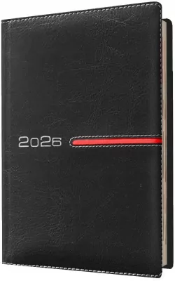 Kalendarz 2026 A5 tygodniowy czarny