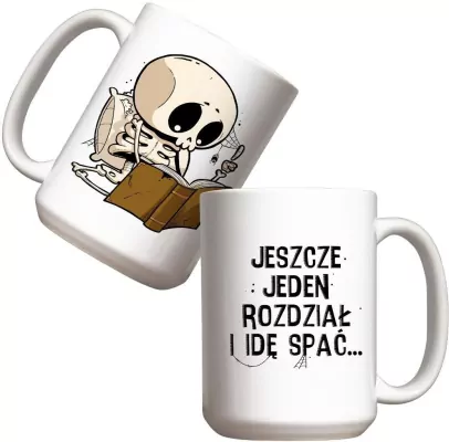 Kubek. Jeszcze jeden rozdział i idę spać 440ml