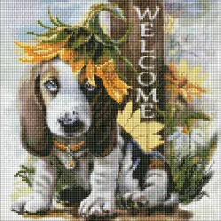 Diamentowa mozaika. Pod słonecznikiem 40x40