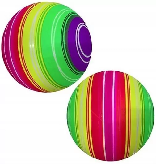 Piłka PVC 23 cm - Tęcza, mix - tantis.pl