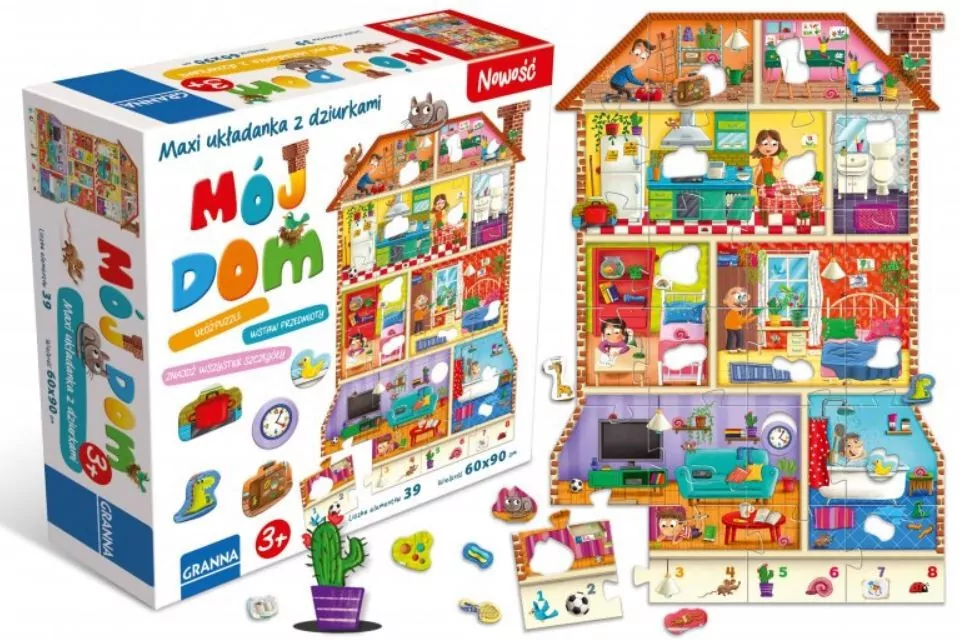 Maxi Układanka  Mój Dom - tantis.pl