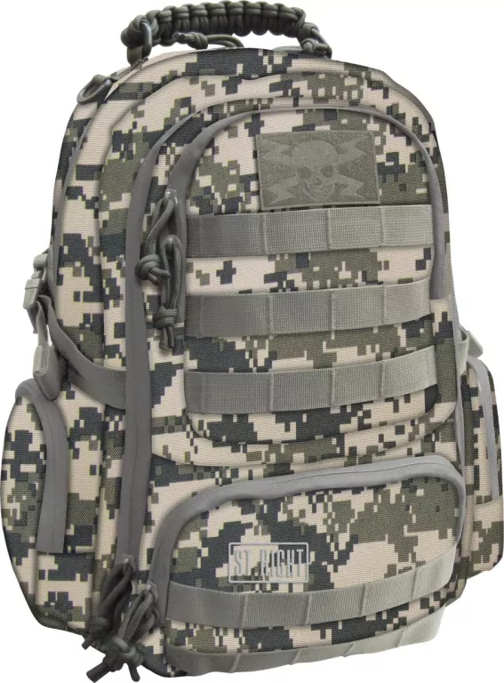 Plecak 4-komorowy Military Grey Digital Camo - tantis.pl