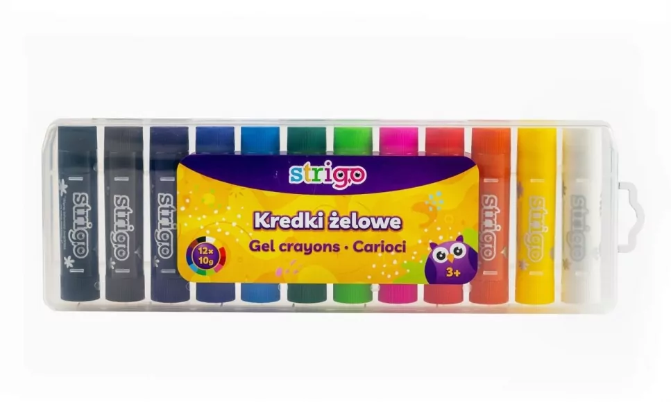 Kredki żelowe 12 kolorów - tantis.pl