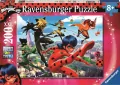 Biedronka i Czarny Kot. Miraculum. 12998. Puzzle 200 XXl - tantis.pl