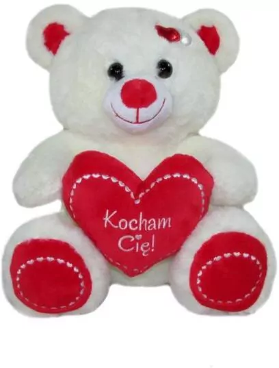 Miś z sercem 40cm - tantis.pl