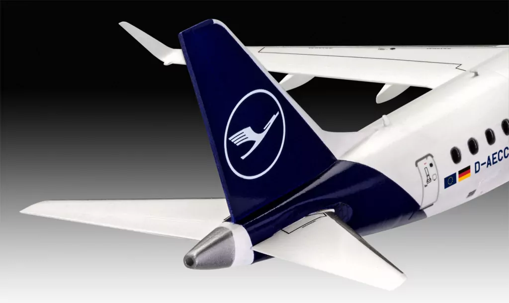 Embraer 190 Lufthansa New Livery. Samolot 1:144 - tantis.pl