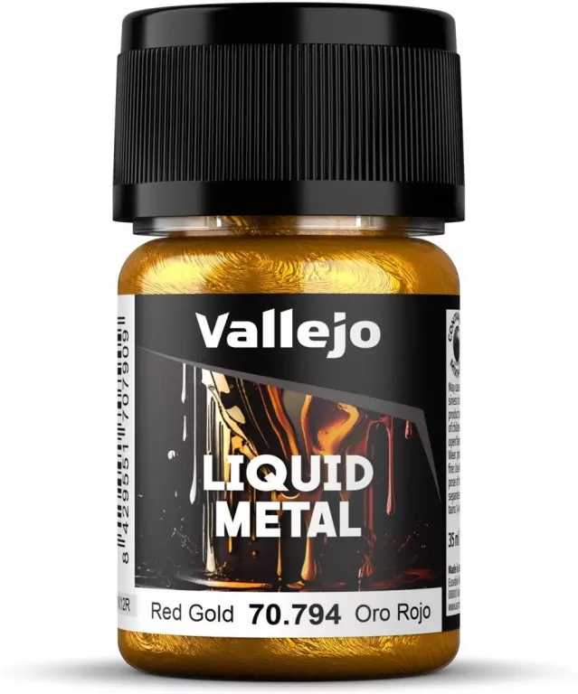 Vallejo: 70.794 - Liquid Metal - Red Gold (35 ml) - tantis.pl