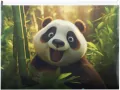 Koperta A4 PP z nadrukiem zip Panda - tantis.pl