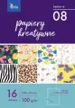 Tetis. Papiery kreatywne 205x292mm, 16 arkuszy zestaw nr 08 - tantis.pl
