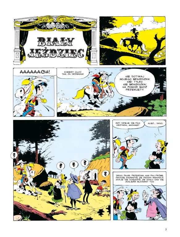 Lucky Luke. Biały jeździec - tantis.pl